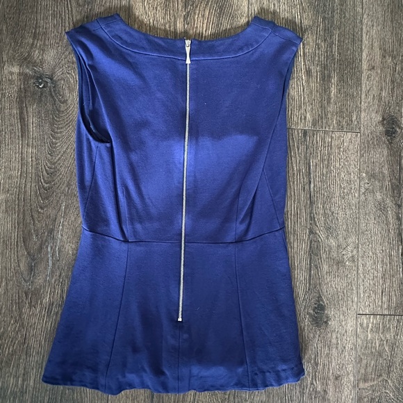 Kate Spade Royal Sleeveless Top with Bow Detail Size 4 - Picture 2 of 3
